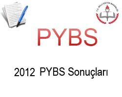 2012 pybs bursluluk sınav sonuçları